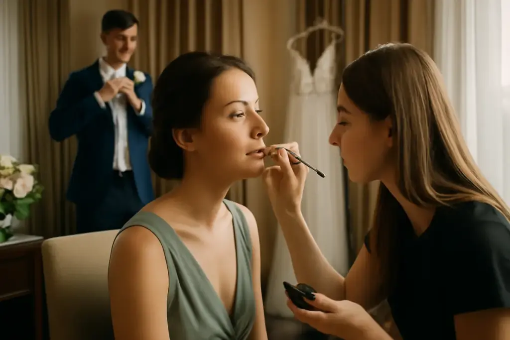 Scatti di matrimonio durante la preparazione degli invitati: il valore aggiunto che arricchisce l’album