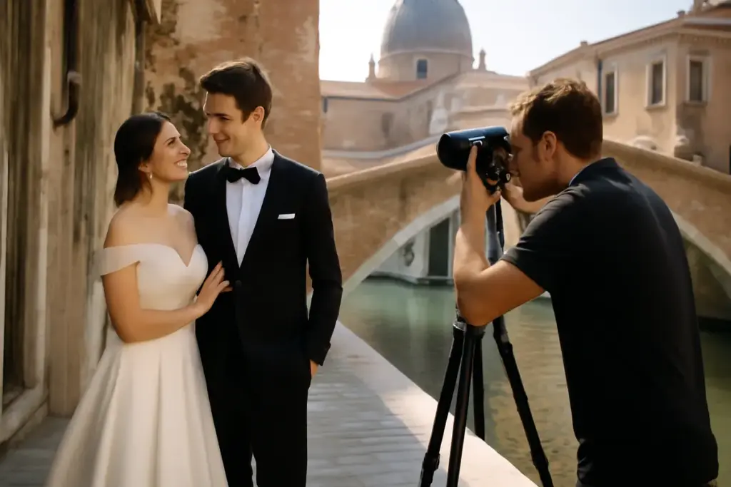 Set fotografico matrimonio in città d’arte: scorci inconsueti per immagini davvero esclusive
