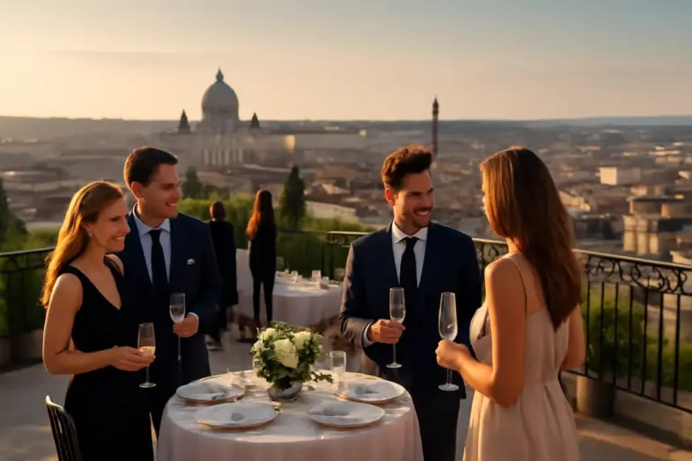 Ricevimento in terrazza panoramica: come sfruttare la vista per immagini spettacolari