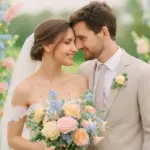 Colori pastello nelle foto di nozze: perché sceglierli e come ottenere immagini romantiche