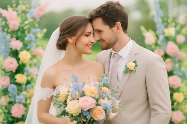 Colori pastello nelle foto di nozze: perché sceglierli e come ottenere immagini romantiche