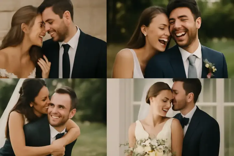 Scatti di coppia tratti da veri matrimoni: le pose spontanee che si possono davvero replicare