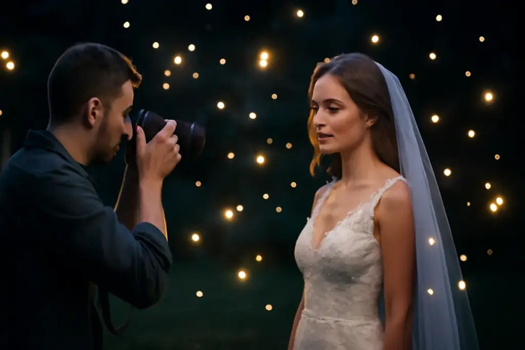 Il servizio fotografico notturno: quali effetti speciali rendono magico il vostro album?