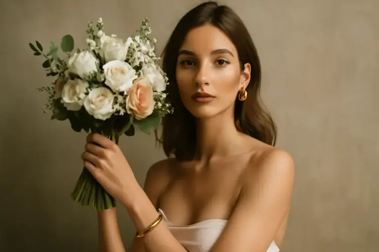 Scatti artistici con i fiori del bouquet: quali pose valorizzano davvero gli accessori?